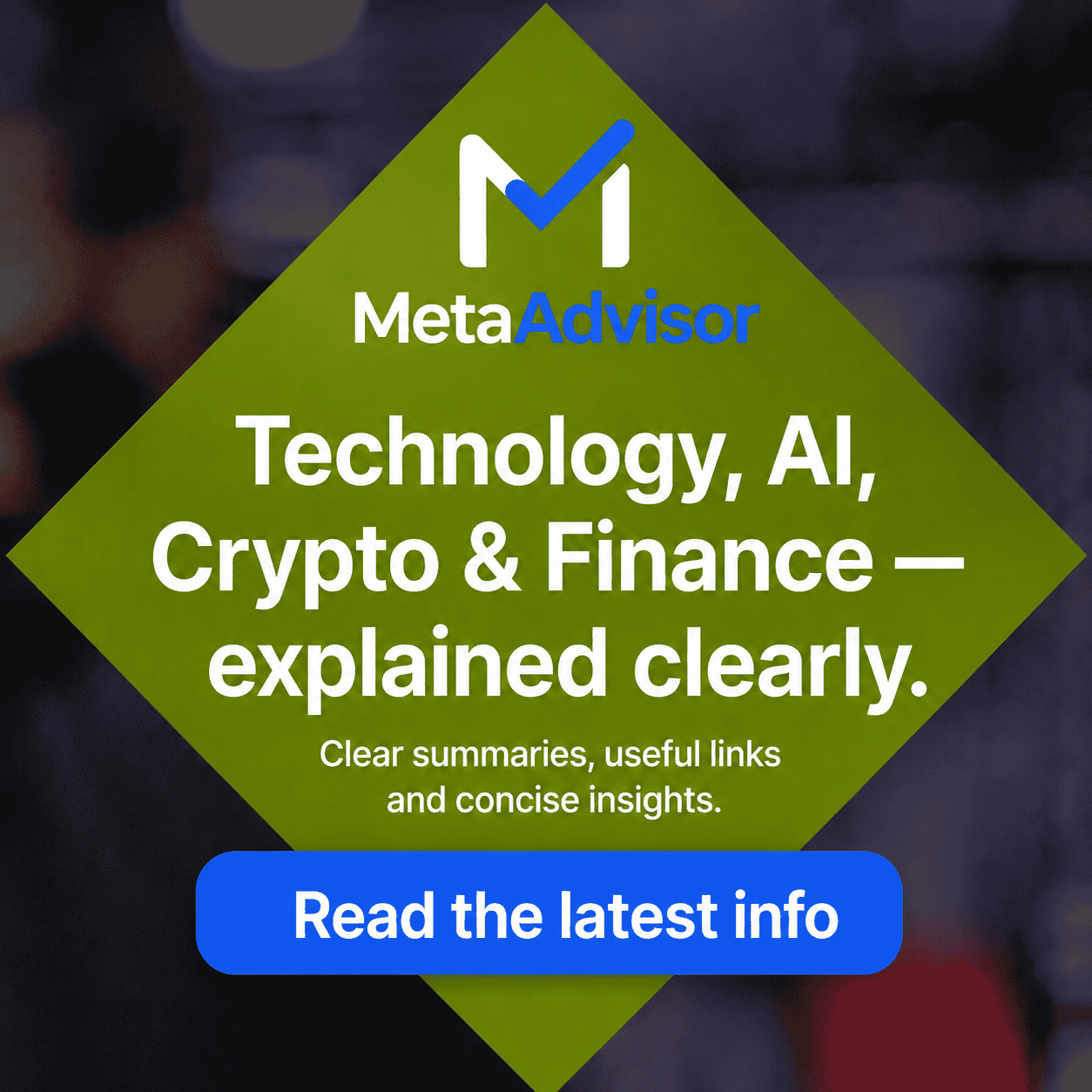 MetaAdvisor AI crypto tech insights